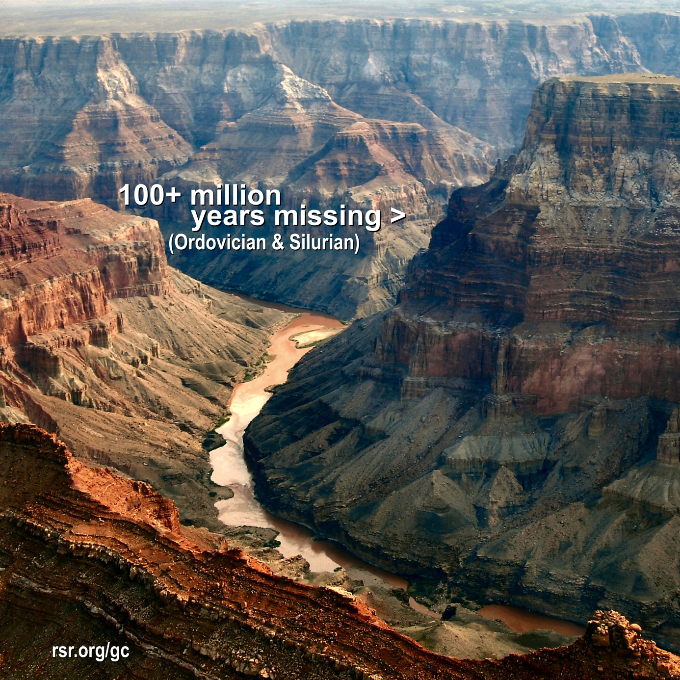 Grand Canyon missing Ordovician and Silurian