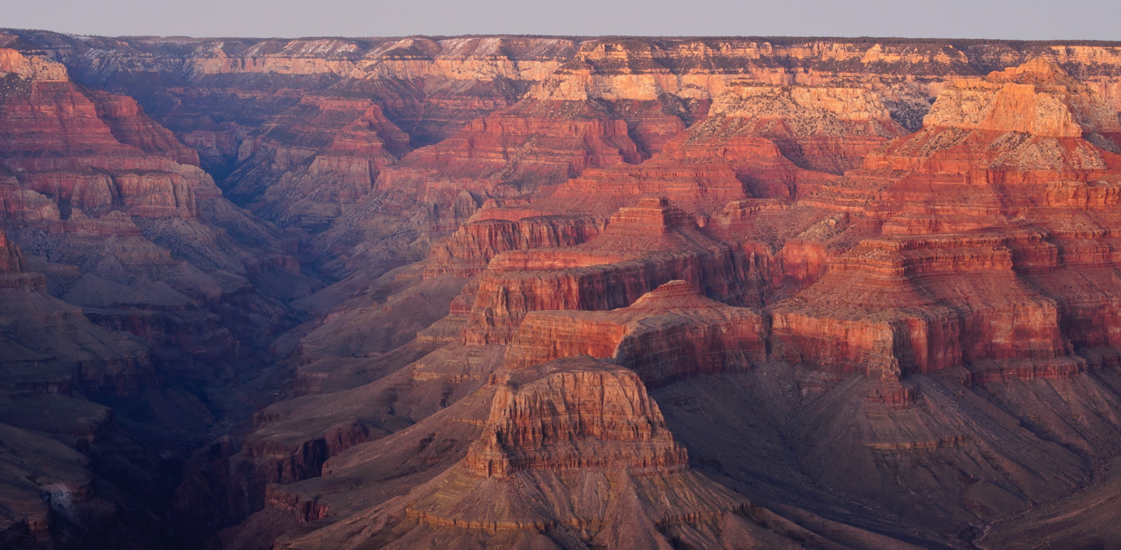 Grand Canyon parallel layers