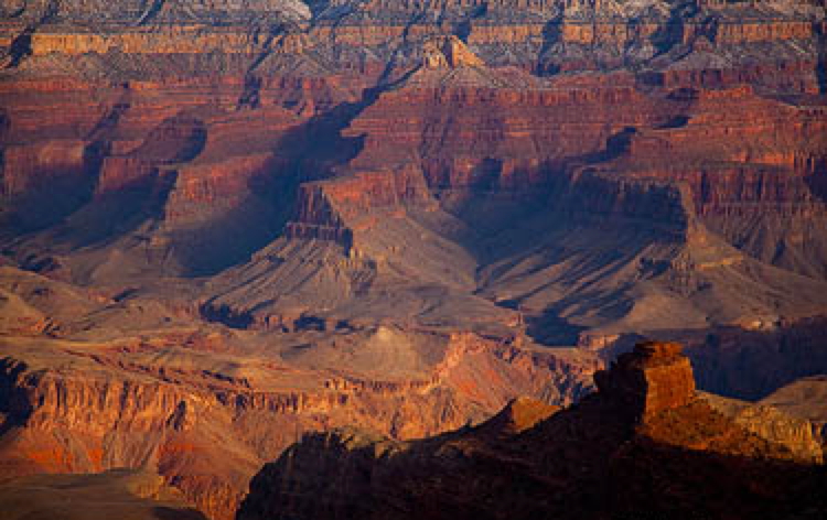 Grand Canyon parallel layers