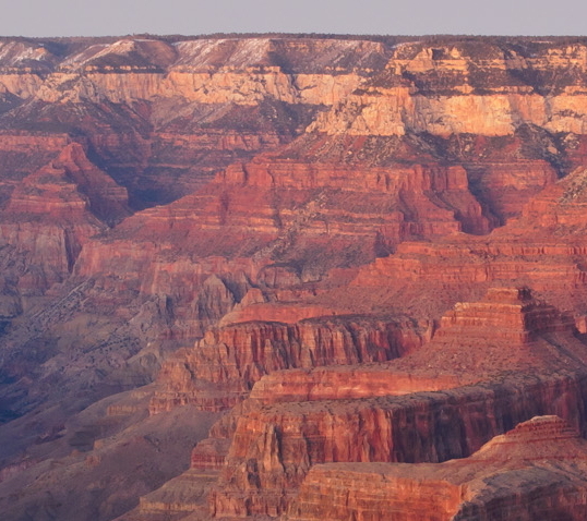 Grand Canyon parallel flat gap boundaries between strata refutes millions of years of deposition