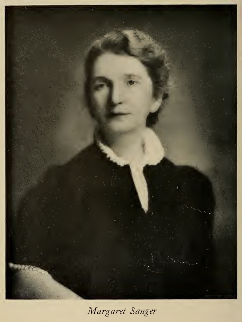 Margaret Sanger portrait in her 1938 autobiography