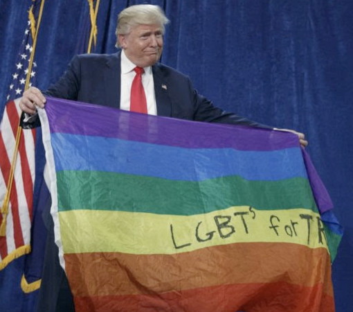 Trump homosexualizing Christians