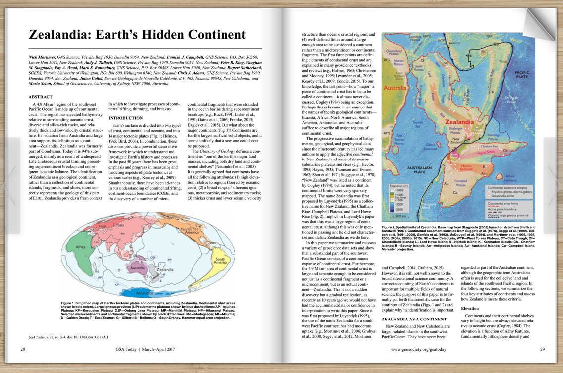 Zelandia, a continent larger than India, found submerged in the Pacific...